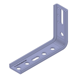 Knelsen Fenstermontagewinkel RC2, FMW-95x140x3,0mm, U-Profil zur Montage vor der Fassade in der Dämmschicht Nr. K-405123