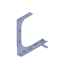 Knelsen RK-Fest-U, Fensterbefestigung oben im Rollladenkasten, Höhenverstellbar 195-320mm Nr. K-405064