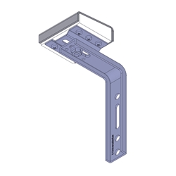 Knelsen Thermo-Steinfensterbankhalter T-SFBH 120-160, für Dämmung 120-160mm, Auflageprofil 75mm, Verstellbereich 110-155mm, mit thermischer Trennung, 5° Neigung Nr. K-405161