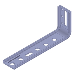Knelsen Fenstermontagewinkel RC2, FMW-65x170x2,5mm, U-Profil zur Montage vor der Fassade in der Dämmschicht Nr. K-405124