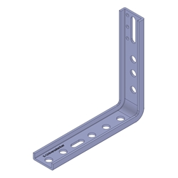 Knelsen Fenstermontagewinkel RC2, FMW-150x160x3,0mm, U-Profil zur Montage vor der Fassade in der Dämmschicht Nr. K-405125