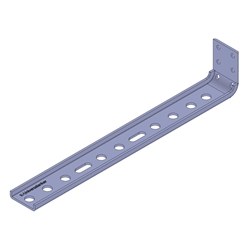 Knelsen Fenstermontagewinkel, Flach-U-Profil-Winkel, F-U-P-FMW-50x285x2,5mm, für die untere Dämmschichtebene Nr. K-405250