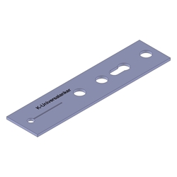 Knelsen EL-Anker RC2, Flachstahl Fensteranker EL-150x2,5-F, für die Verklotzung und zur Verstärkung des Mauerwerks Nr. K-405101-F