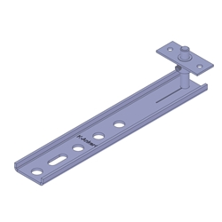 Knelsen W-Anker RC2, U-Profil-Fensteranker W-200x2,5-40-Hülse10, für die Fenstermontage ohne sichtbare Bohrung Nr. K-405010
