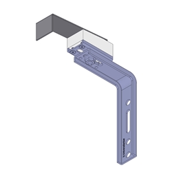 Knelsen Thermo-Alufensterbankhalter T-AFBH35 120-160, für Dämmung 120-160mm, 35mm Aufnahme, Verstellbereich 135-175mm, mit thermischer Trennung, 5° Neigung Nr. K-405281