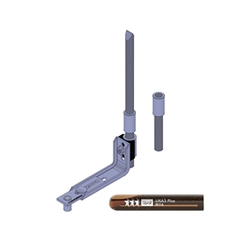 Knelsen RK-Fest-RP-16x400, Fensterbefestigung nach oben im Rollladenkasten per Einklebung mit Reaktionspatrone, mit thermischer Trennung, für alle Kastensysteme geeignet Nr. K-400332