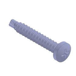 Knelsen Bohrschraube verzinkt Rundkopf, 4,8x32 DIN 7504-M (Pack a 500 Stück) Nr. K-4,8X32-LK