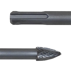 Knelsen HLZ-FR Fräsbohrer SDS-plus 10,3x200mm, 150mm Arbeitslänge, für Hochloch- und Gitterziegel (ohne Schlag bohren) Nr. K-000020