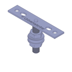 Knelsen Justierelement F40, mit Flachanschluss M8x40 für K-Universalanker Nr. K-000010