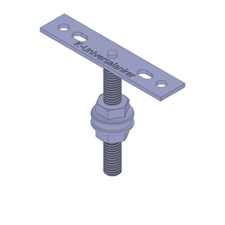 Knelsen Justierelement F60, mit Flachanschluss M8x60 für K-Universalanker Nr. K-000011