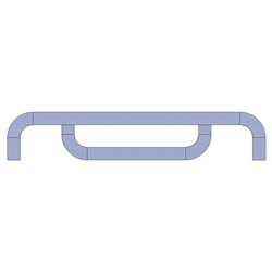 Knelsen SL-Schwerlastprofil SL-Profil 350x3mm, für die untere Fenstermontage Nr. K-405262
