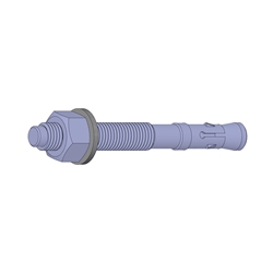 Knelsen Schwerlastdübel 8x71mm, mit U-Scheibe und Sechskantmutter, für die Befestigung zur Betonsohle Nr. K-024908