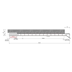 Menke Rollladenkastendeckel 300mm mit 20mm Flex-Isolierung Alukaschiert, WLG032,R=76qmK/W (a 6 Meter) Nr. D300 flex