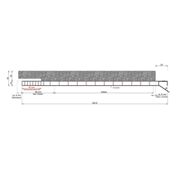 Rollladenkastendeckel 300mm mit 20mm Flex-Isolierung Alukaschiert, WLG032,R=76qmK/W (a 6,00 Meter) Nr. D300 flex