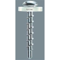 Fensterbankschraube GG mit Grobgewinde und Bohrspitze 3,9x25mm Edelstahl A2 für Holz, TX 15, mit Nylon-Scheibe Nr. 906620TGB39 25