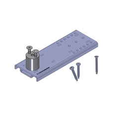 Knelsen Abstandhalter AS SL-175-30, für Absturzsicherung (KF), AS-Halter SL für Gutmann FPS, Lastabtragung = 63kg je Befestigungspunkt, bis zu 30mm überdämmbar Nr. K-130077