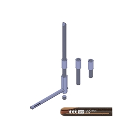 Knelsen RK-Fest-RA-16x460, Fensterbefestigung nach oben bei Raffstoreanlagen und Revisionskasten außen, mit Befestigungszubehör Nr. K-400362