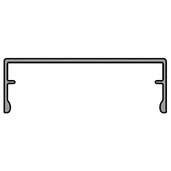 Gutmann Abdeckprofil P 2020/60 blank EAN 4021036414223