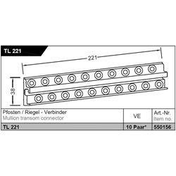 Gutmann Verbinder TL 221 Twinloc (Karton a 10 Paar) EAN 4021036583080