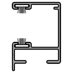 Gutmann Rollladenprofil P 6044, blank (1 VE = 6 Meter) EAN 4021036377900
