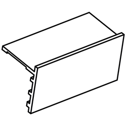 Gutmann Endkappe EK 2020/80 blank (1 VE = 1 Stück) EAN 4021036460978