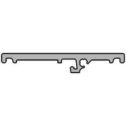 Gutmann Abdeckprofil, ATR, 66 E L 6000mm, zum Einschieben naturton eloxiert Alu EV1 eloxiert (VE= 6 Meter)