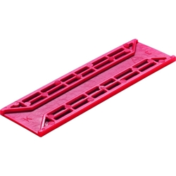 Roto Fenster-Verglasungsklotz, GL-SV, Länge 100mm, Breite 36mm, Stärke 3mm, Kunststoff rot (VPE:500) (MG:58) 539493