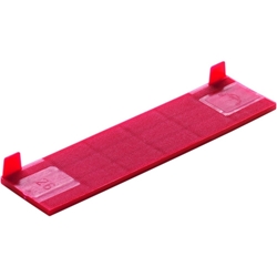 Roto Fenster-Verglasungsklotz, GL-SV, Länge 100mm, Breite 40mm, Stärke 3mm, Kunststoff rot (VPE:500) (MG:58) 539503