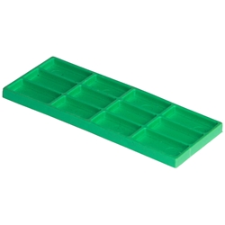 Gitterklötze grün 100x40x5mm Karton a 1000 Stück Nr. VGK-100-40-5