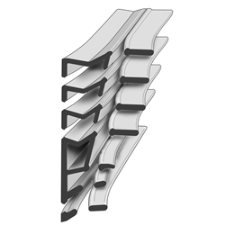 Ellen Renovierungsdichtung Flügelfalzdichtung 6308AC für Holzfenster und -türen, TPE beige, Nutbreite 2,8-5,0mm, Falzhöhe 6,5-19,0mm, Länge 6,5m Nr. 6102571