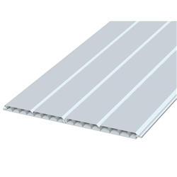 Verkleidungsprofil weiß mit Nut \u0026 Feder 17x200mm (a 6,00 Meter) Nr. 020 (Schutzfolie sofort nach der Montage entfernen!)