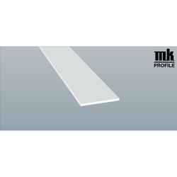 Flachprofil 70x3mm weiß (a 6,00 Meter) Nr. 209