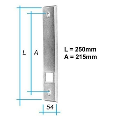 Deckplatte für 10/12m weiß Kunststoff A=215mm Nr. 19010