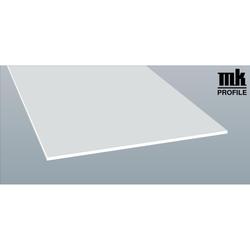 Flachprofil 180x3mm weiß (a 6,00 Meter) Nr. 212
