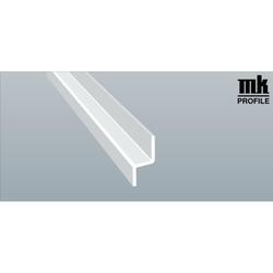 Z-Profil weiß 20x17x25x3mm (a 6,00 Meter) Nr. 101