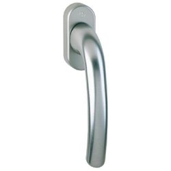 Hoppe Fenstergriff Tokyo 0710/U26 37mm Stift F9 Alu Stahl mit Schrauben M5x50mm Nr. 2604967