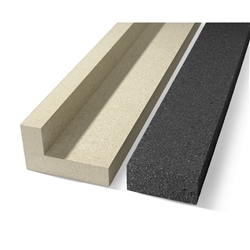 Fenster-Vorwandmontage-Winkel PR010 beige Vorwand-Montagesystem, 1350x120x120mm Nr. 398054