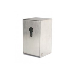 SBS Schlüsselbox TR801 B75 x H125 x T75 mm, Edelstahl, PZ-HZ vorgerichtet