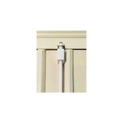 Abus WET-Stangenschloss, TSS550 ohne Zylinder, Metall weiß silber, inkl. Stangenset 135/135cm Nr. 00235