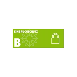 Abus WET-Stangenschloss, TSS550 ohne Zylinder, Metall weiß silber, inkl. Stangenset 135/135cm Nr. 00235