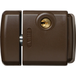 Abus FT-Zusatzschloss, FTS3003, AL0125 abschließbar, gleichschließend, Stahl braun Made in Germany Nr. 31734