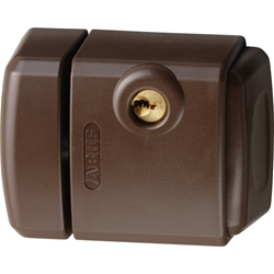 Abus FT-Zusatzschloss, FTS3003, AL0125 abschließbar, gleichschließend, Stahl braun Made in Germany Nr. 31734