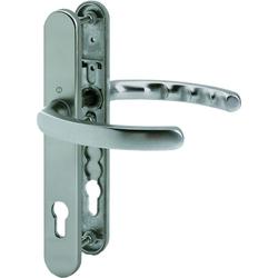 Hoppe Profiltürgarnitur Luxembourg 1500/3357 F9 Alu Stahl PZ 92/8mm, TS: 72-77mm Nr. 2212795