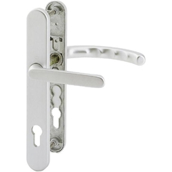 Hoppe Profiltürgarnitur Luxembourg flach 099KH/3357/1500 F1 Alu Natur PZ 92/8mm, TS: 72-77mm Nr. 2213430