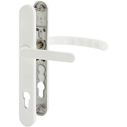 Hoppe Profiltürgarnitur Luxembourg flach 099KH/3357/1500 F9016 verkehrsweiß PZ 92/8mm, TS: 72-77mm Nr. 8012619