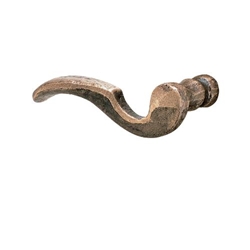 HT-Drückerlochteil 10mm DIN Links, Bronze 125mm Nr. 2600 B 3-LS