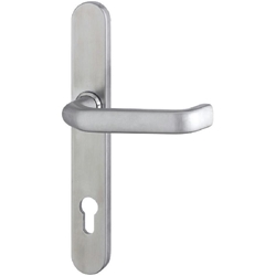 Hoppe Innendrücker auf Langschild E1313G/3357 F69 Edelstahl matt loser Spreizdübel ohne Stift PZ 92/8mm Nr. 3053651