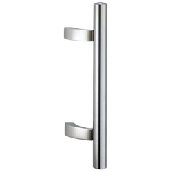 W+B Stangengriff Edelstahl D:27mm H:315mm B:70mm T:75mm mit M8 Gewindeeinsatz Nr. 7489/210 E 2 (Vollmaterial V4A)
