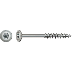 SPAX Schraube 8.0x160mm Edelstahl A2 Tellerkopf TX (T-STAR plus) T40 Teilgewinde 4CUT 50ST Nr. 0257000801605