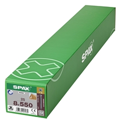 SPAX Schraube 8.0x550mm Zylinderkopf TX (T-STAR plus) T40 Vollgewinde CUT WIROX 25 ST Nr. 1221010805505